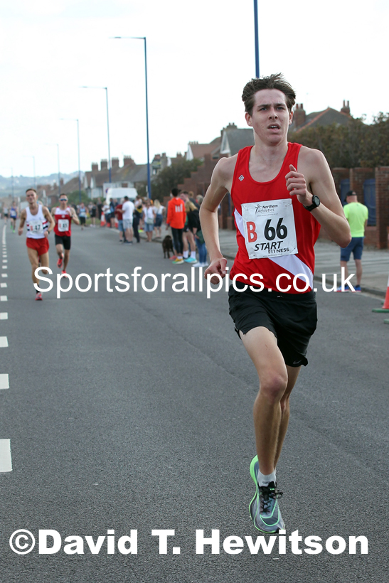 Senior mens 6 stage relay, 2021 Northern 6 and 4 Stage and Young Athletes Road Relays, Redcar. Photo: David T. Hewitson/Sports for All Pics